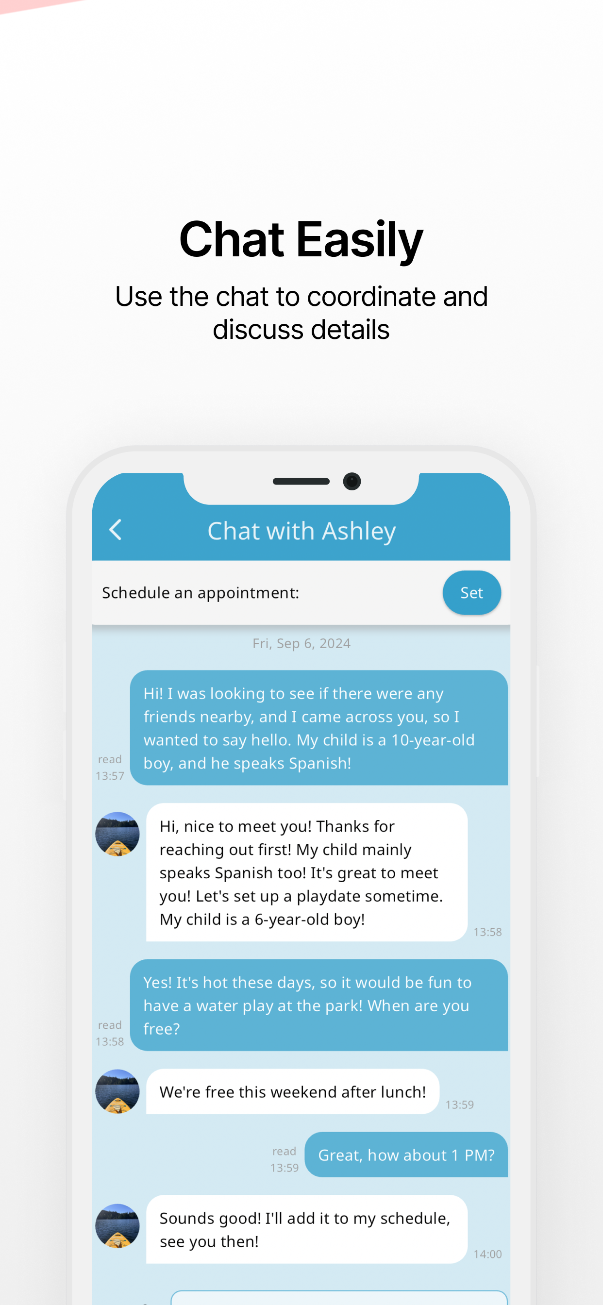 Schedule and Review with Members
